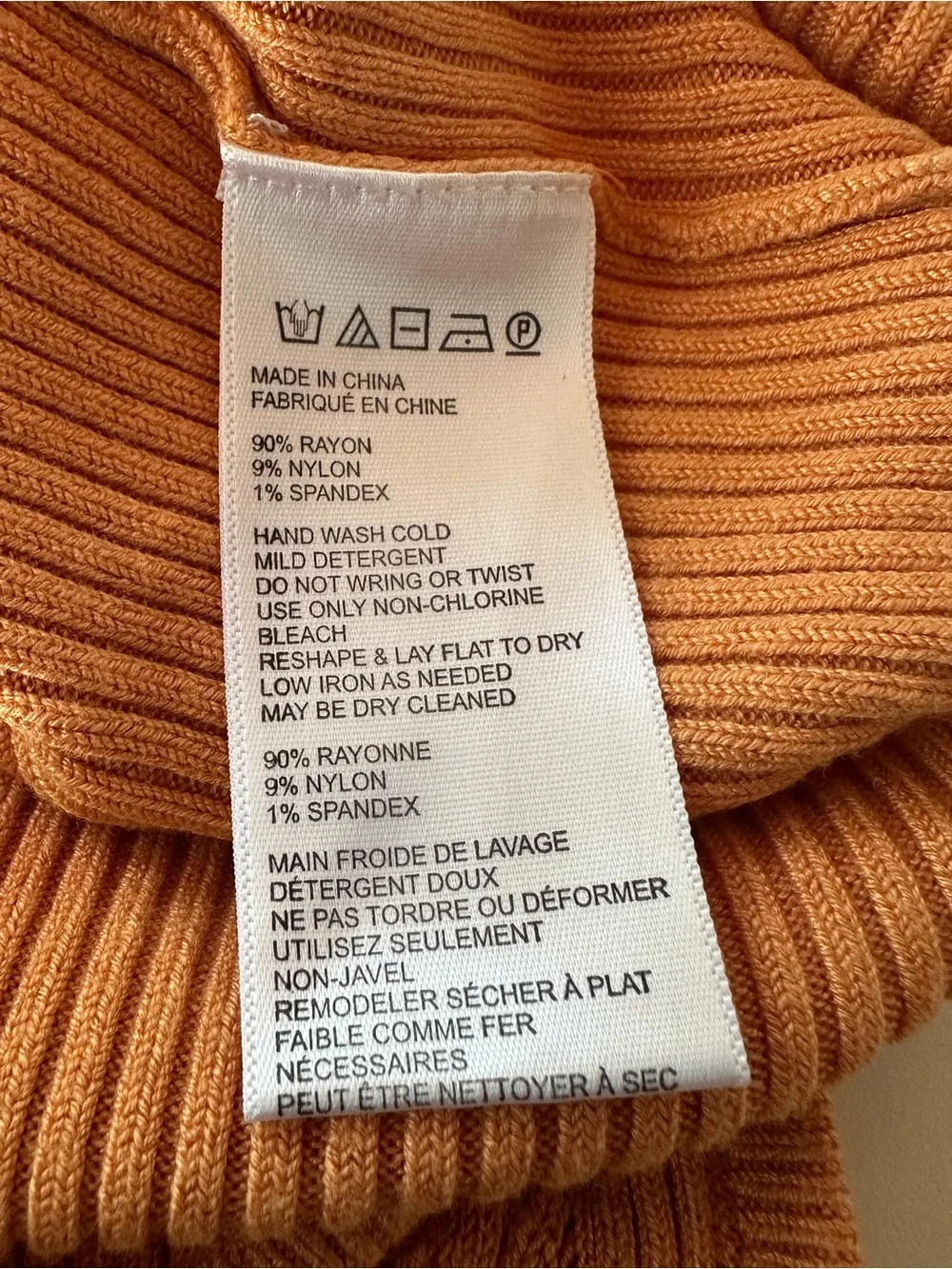 Free People Ribbed Knit Tank Top Peach Coral